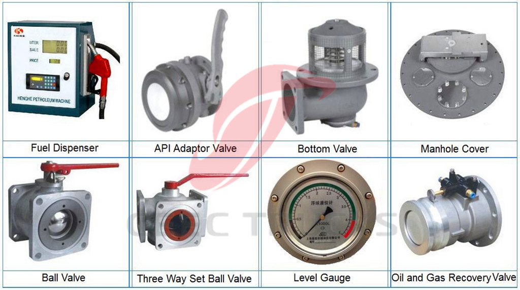 Phụ tùng xe tải chở dầu 40 CBM