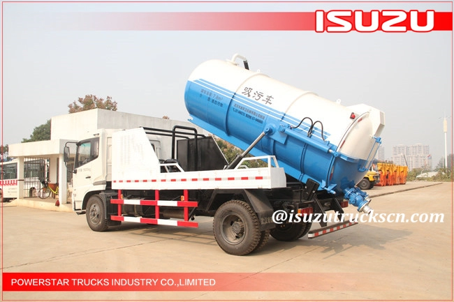 14.000Liter Uganda FVR FVZ Xe tải Isuzu gắn xe tải hút chân không