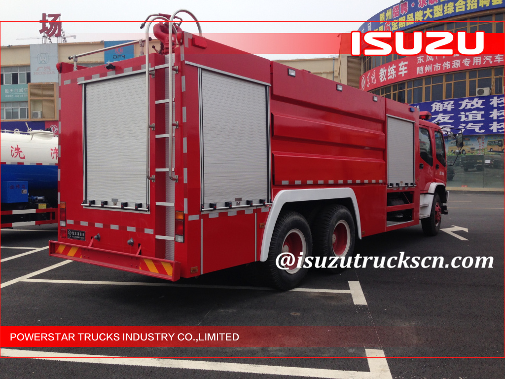 Isuzu Emergency Water Foam Fire Truck with Dry powder