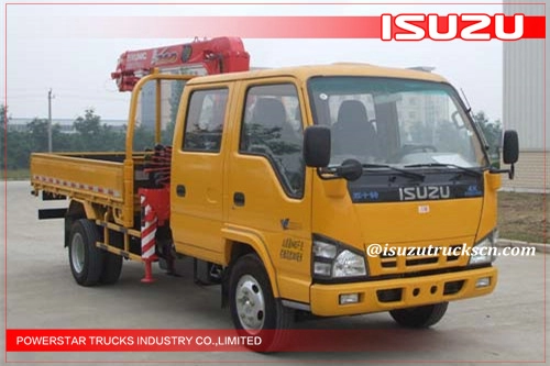 Cần cẩu lắp xe tải Isuzu 2.1 tấn tùy chỉnh