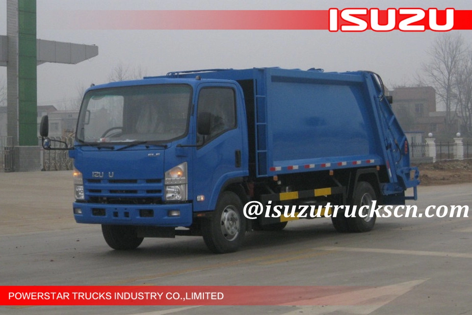 Nigeria 5Tons Isuzu Garage Truck để vận chuyển chất thải