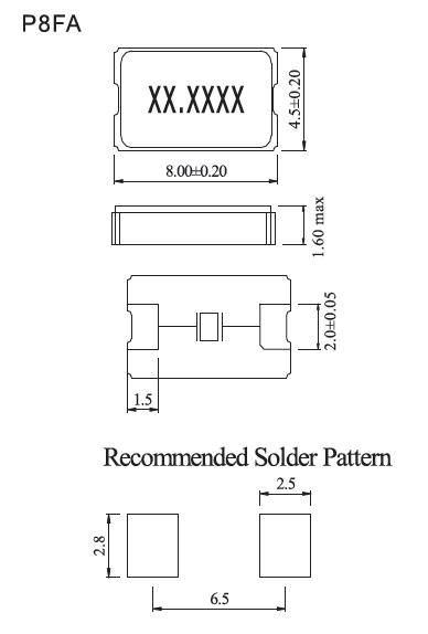 Tinh thể thạch anh SMD MHz