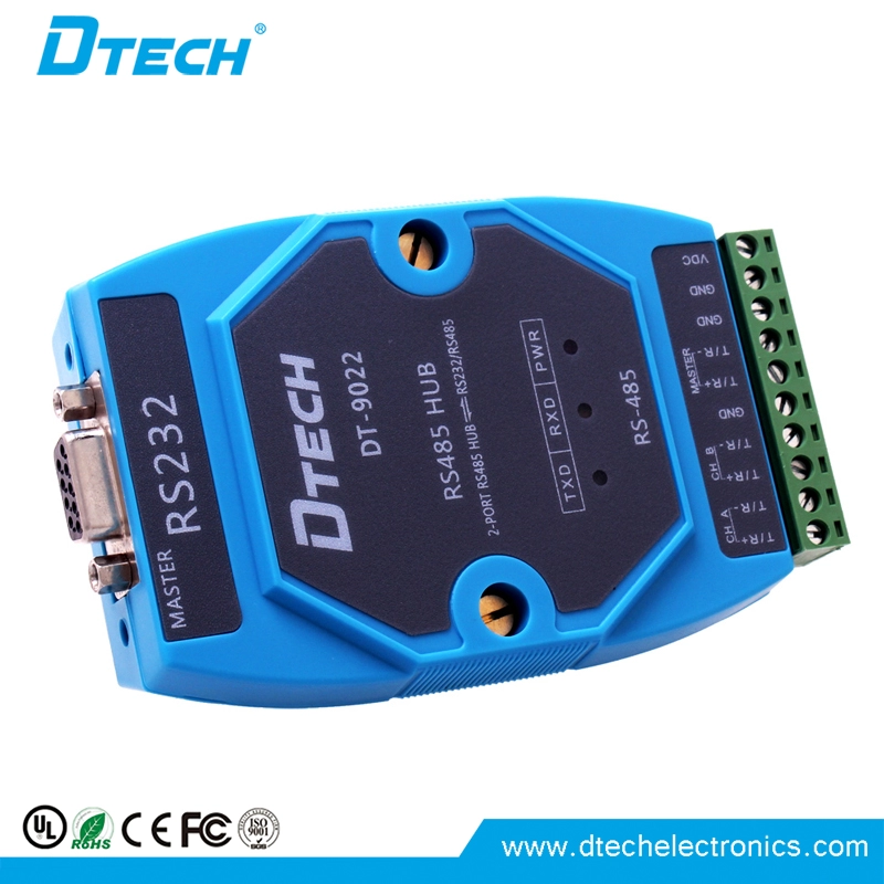 DTECH DT-9022 Cổng công nghiệp 2 cổng RS485 Hub