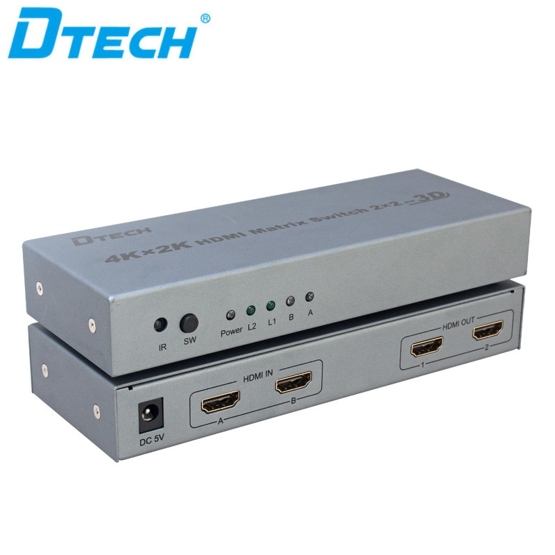 DTECH DT-7422 4K HDMI MATRIX 2 ĐẾN 2