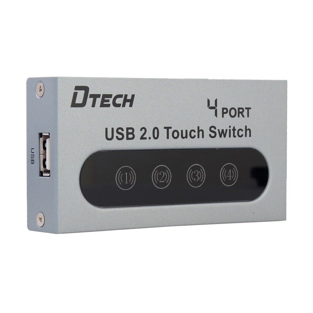 DTECH DT-8341 Bộ chuyển đổi in ấn chia sẻ thủ công USB 4 cổng