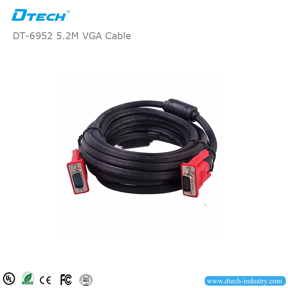 DTECH DT-6952 Cáp VGA 3 + 6 5.2M
