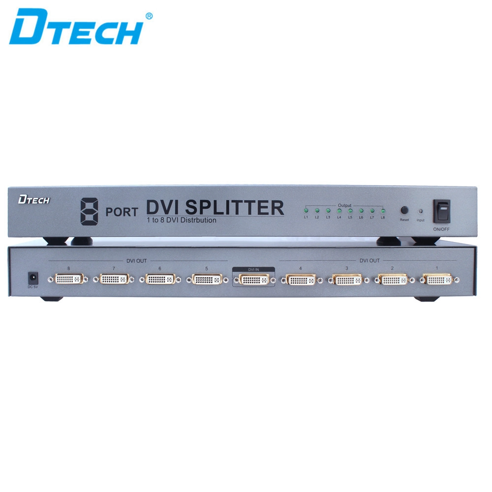 Bộ chia DVI DTECH DT-7025 1 ĐẾN 8