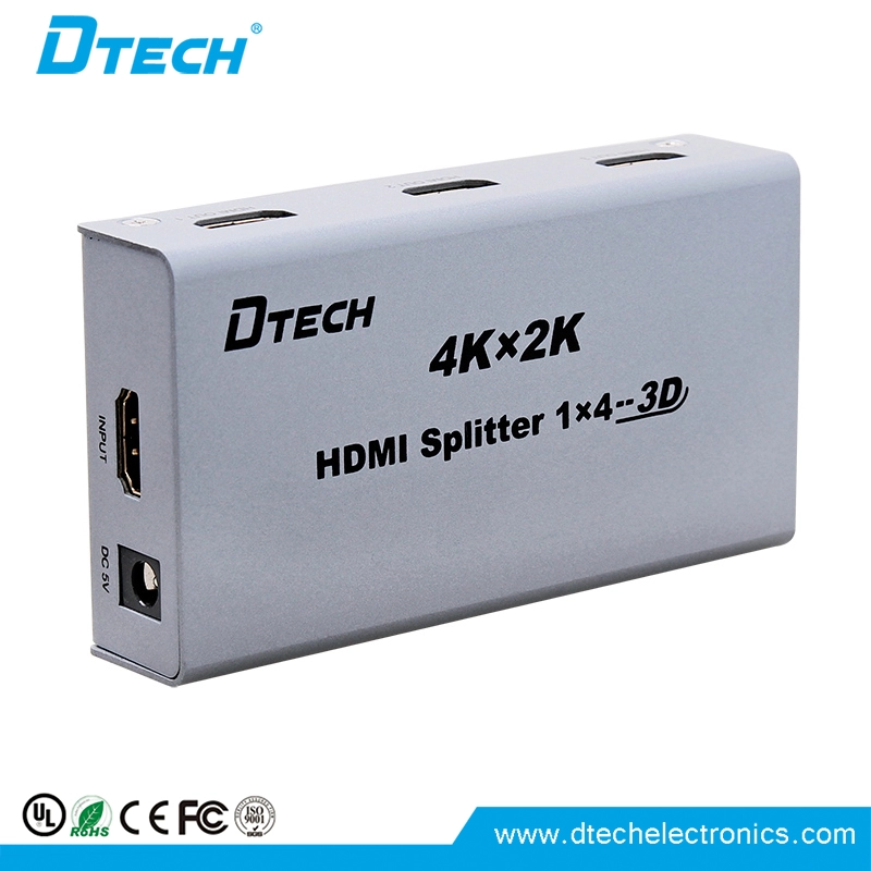 DTECH DT-7144 BỘ PHUN XĂM HDMI 1 ĐẾN 4 4K