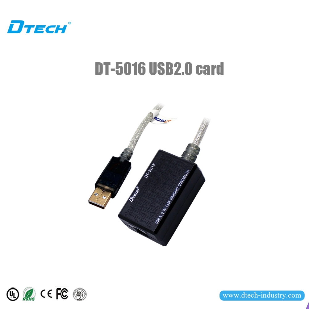 DTECH DT-5016 Bộ điều khiển USB 2.0 sang Fast Ethernet