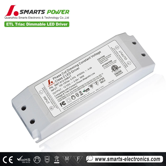 Máy biến áp điện áp không đổi 12v 36w triac nguồn điện có thể điều chỉnh độ sáng