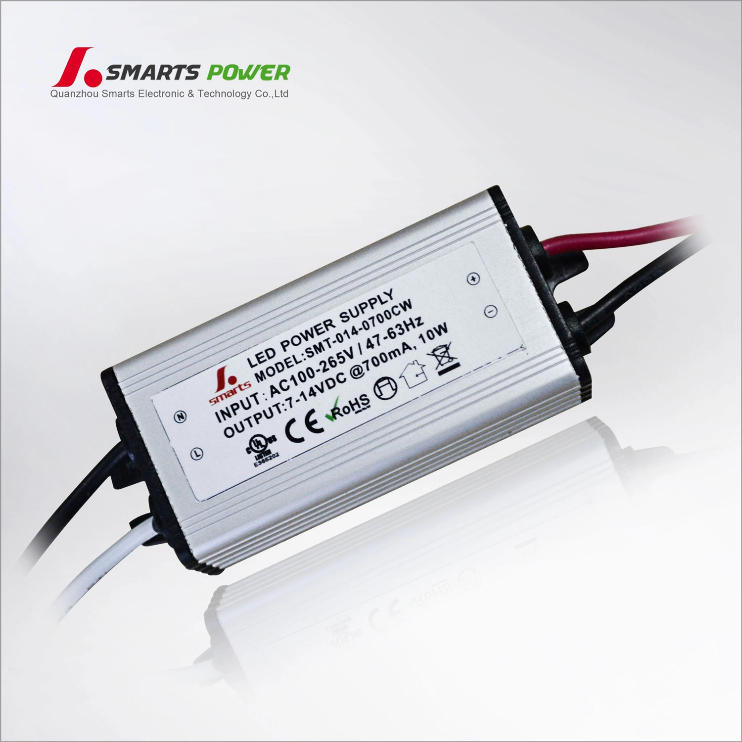 Trình điều khiển LED 700ma dòng điện không đổi điện tử chống thấm nước 10w với EMC LVD