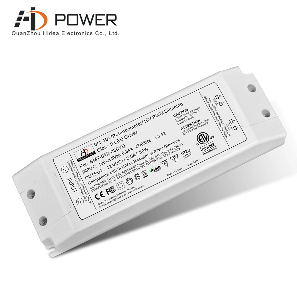 0 Trình điều khiển có thể điều chỉnh độ sáng 10v Nguồn cung cấp điện 12v 30w dẫn