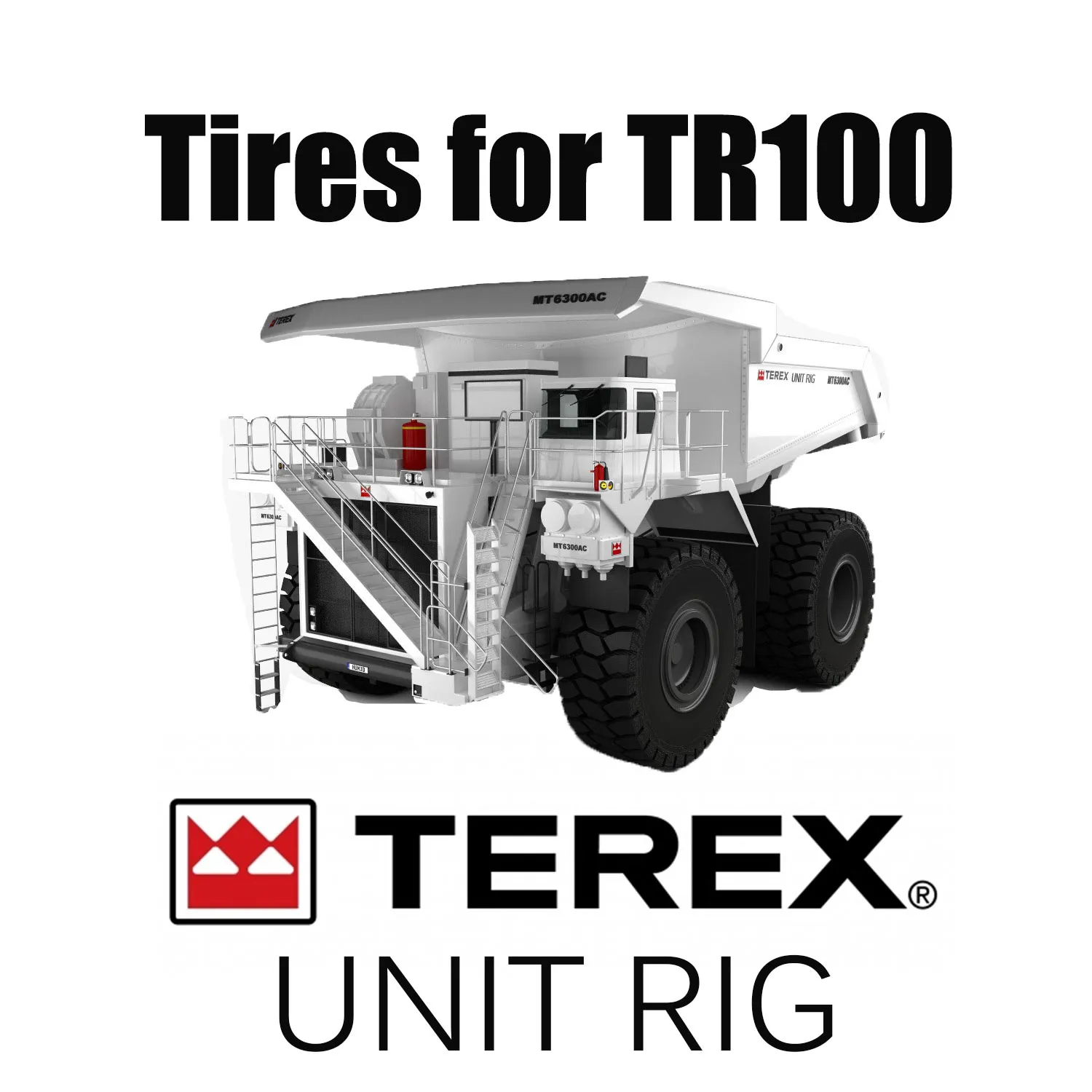 Lốp Earthmover 27.00R49 chất lượng cao được áp dụng cho xe tải tự đổ TEREX TR100