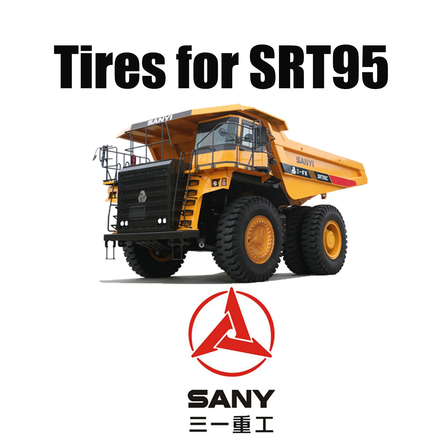 Chất lượng cao cấp Lốp Earthmover khổng lồ 27.00R49 cho xe tải khai thác bề mặt SANY SRT95