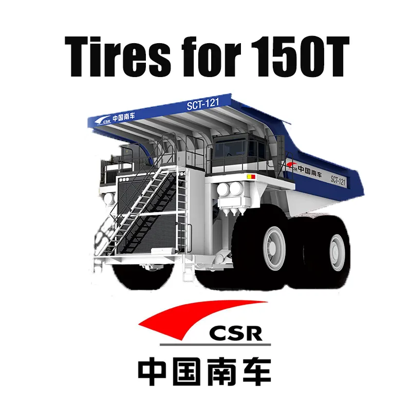 Khai thác Lốp OTR 36.00R51 được trang bị trên xe tải tự đổ cứng nhắc 150T