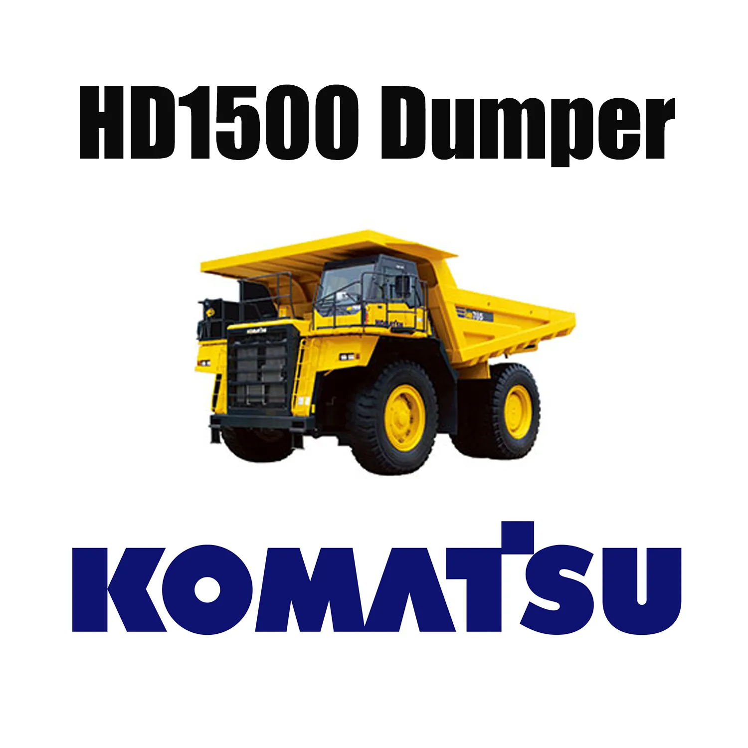 Xe tải cơ khí KOMATSU HD1500 phù hợp với Lốp EarthMover Đặc biệt 33.00R51