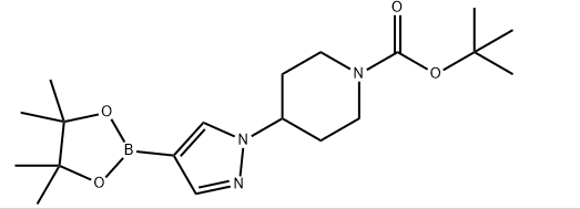 tert-Butyl 4 - [4 - (4,4,5,5-tetrametyl-1,3,2-dioxaborolan-2-yl) -1H-pyrazol-1-yl] piperidin-1-cacboxylat