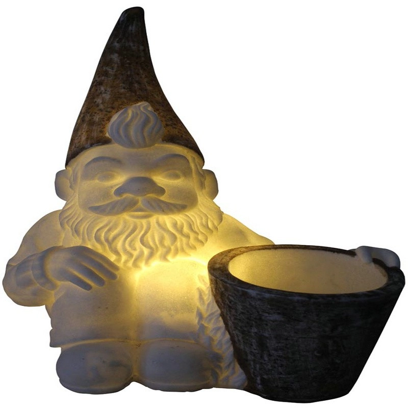 Chất lượng hoàn hảo đèn LED chiếu sáng Gnome với lọ hoa cho trang trí sân vườn và trang trí nội thất