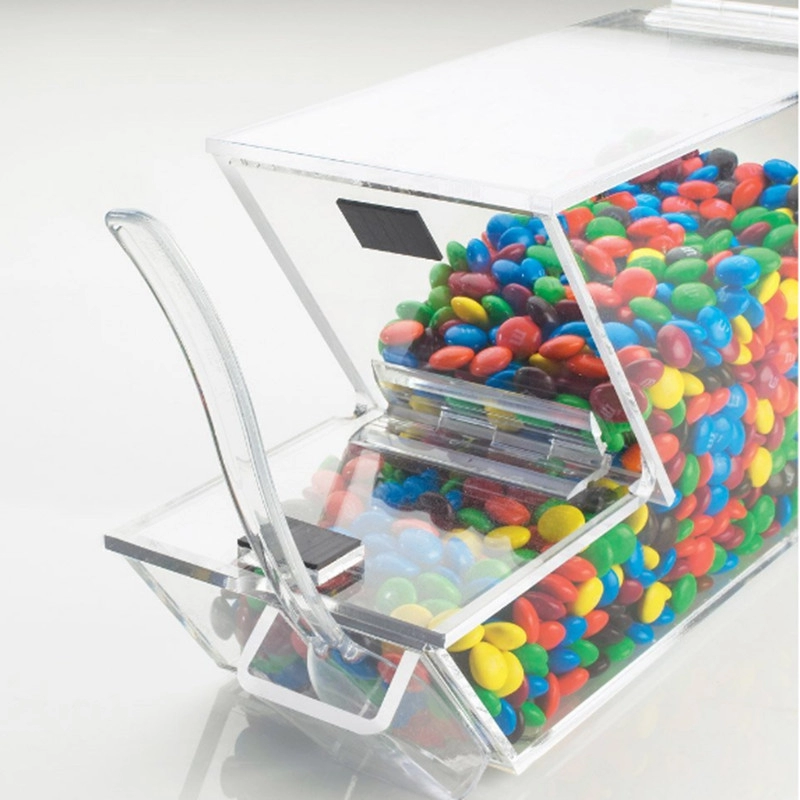 Hộp lưu trữ thực phẩm acrylic tùy chỉnh để trưng bày kẹo