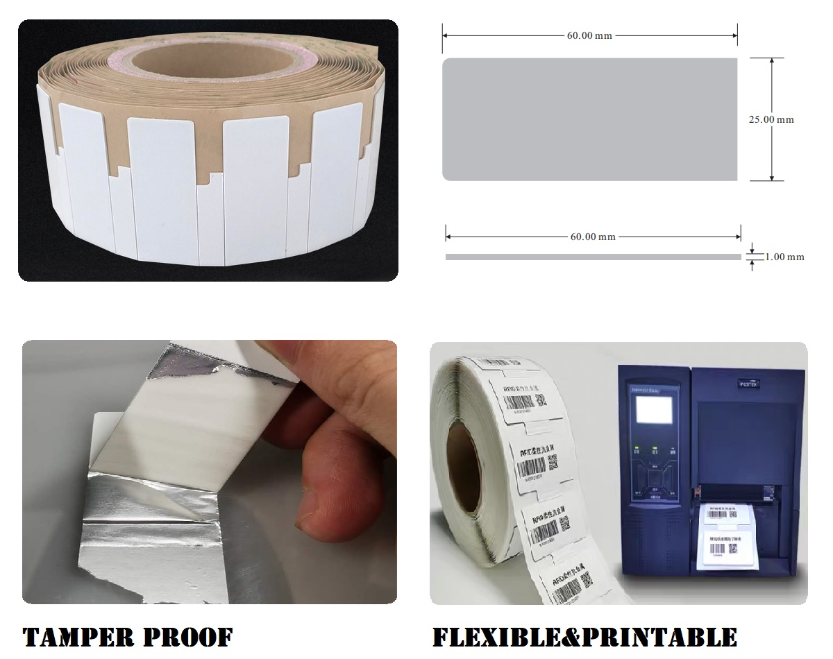 RFID label for metal containers