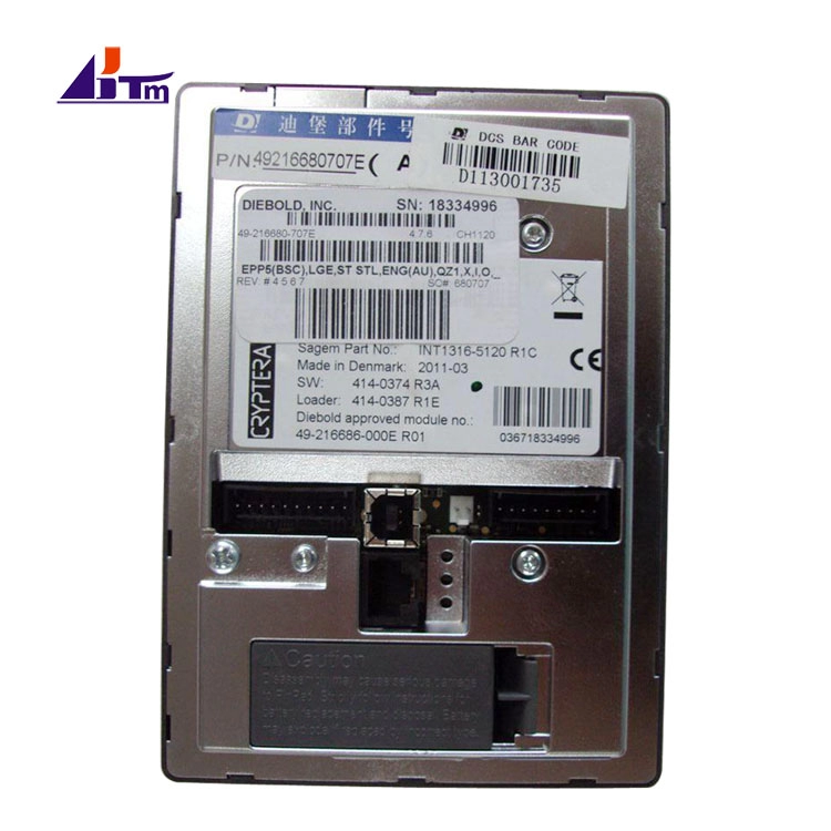 49216680707E Bàn phím Diebold EPP5 Bộ phận máy ATM