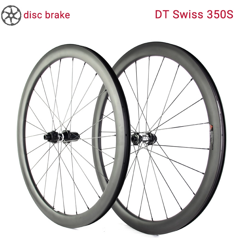 Bánh xe đạp phanh đĩa carbon đường bộ Lightcarbon DT350