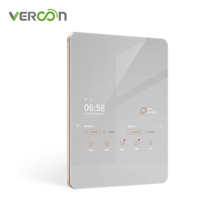 Gương bảo vệ nhà thông minh Vercon 10.1 inch với màn hình