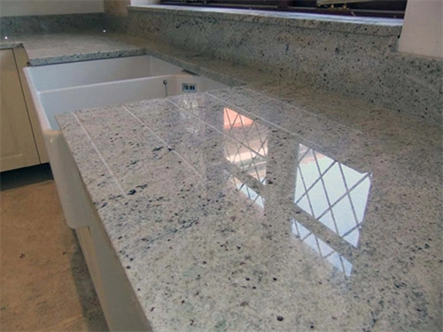 Mặt bàn bếp bằng đá Granite trắng Kashmir Đảo Vanity