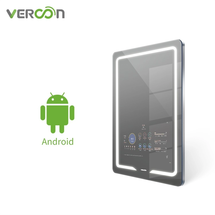 Vercon Espejos Inteligentes Màn hình cảm ứng Android Gương phòng tắm thông minh Tv Magic Mirror in Estate