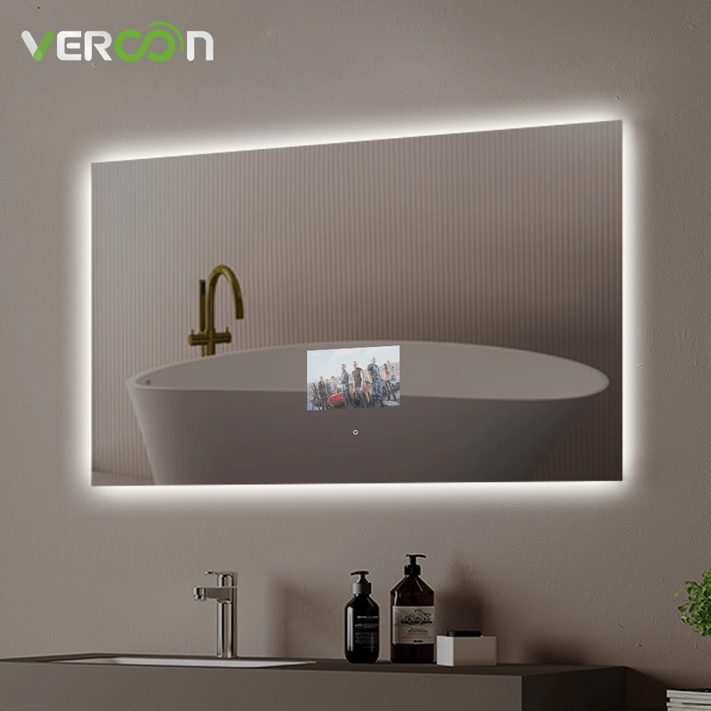 Gương phòng tắm thông minh có đèn nền với hệ điều hành android 11 và màn hình cảm ứng 10.1 inch
