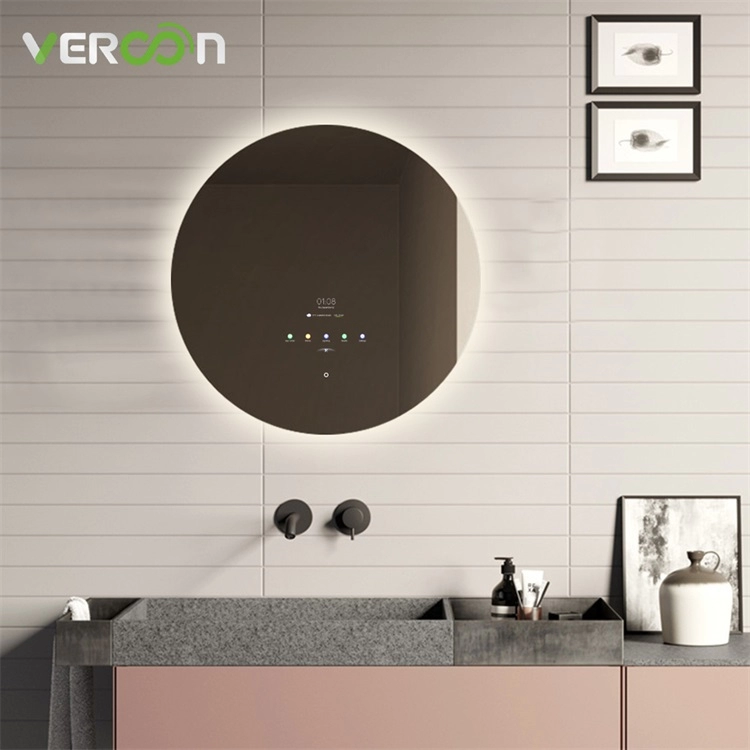 Gương phòng tắm thông minh Vercon Gương LED tròn Amazon