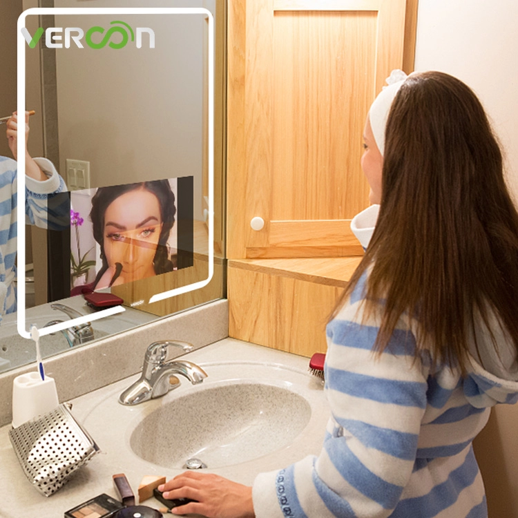Gương phòng tắm màn hình cảm ứng Vercon 21.5 inch với TV