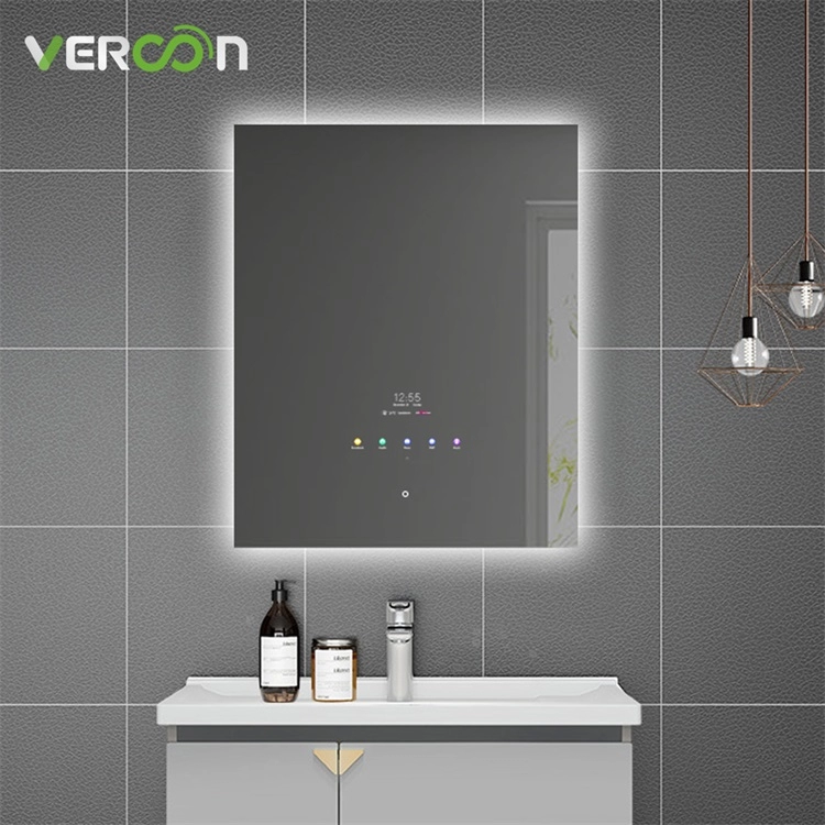 Gương phòng tắm LED thông minh có đèn nền LED 30 inch chống sương mù chống nước