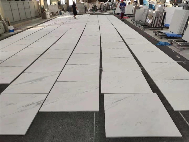 Bàn đá cẩm thạch trắng Sivec Nhà máy bán buôn mặt bàn bằng đá cẩm thạch