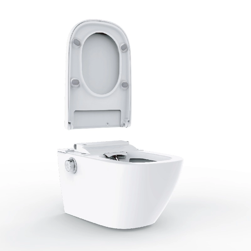 Nhà vệ sinh tắm thông minh Bidet Ghế màu trắng và đen phong cách Đức