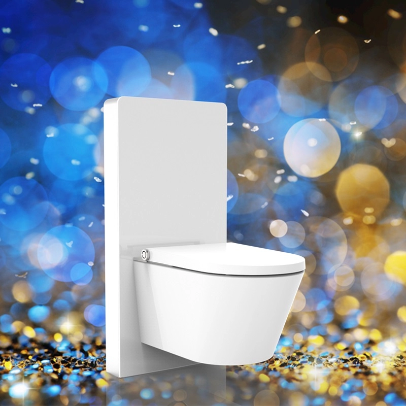 Chậu rửa vệ sinh DUSCH thông minh Bệ vệ sinh Bệ vệ sinh Bệ vệ sinh chậu rửa vệ sinh màu trắng trong Thiết kế không viền