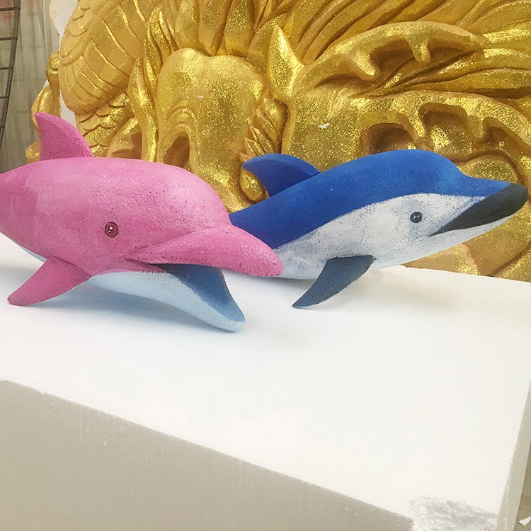 Đạo cụ trang trí vỏ cá heo theo chủ đề Biển mùa hè