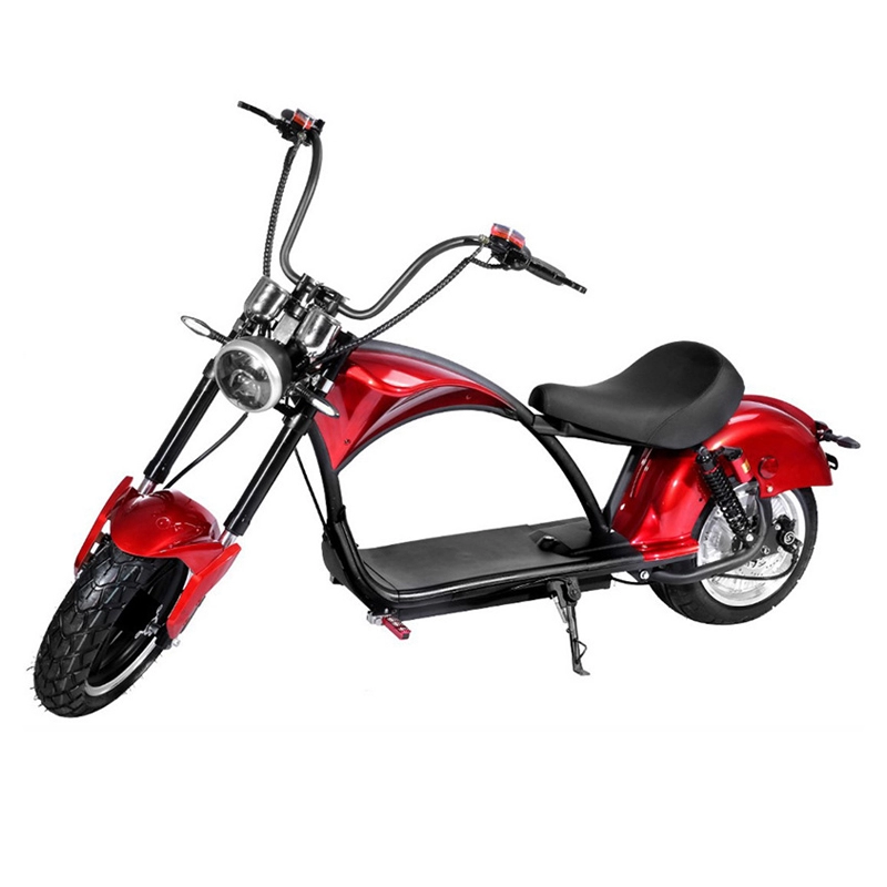 Kiểu dáng mới Lốp béo 12 inch phạm vi 80km Xe điện Citycoco 1000W 1500W chopper điện