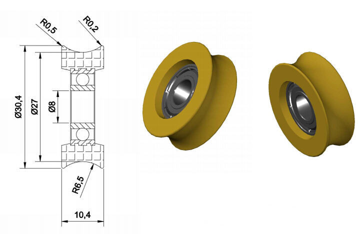 Window Roller Bearings