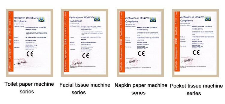 CE của máy đóng gói cuộn giấy vệ sinh