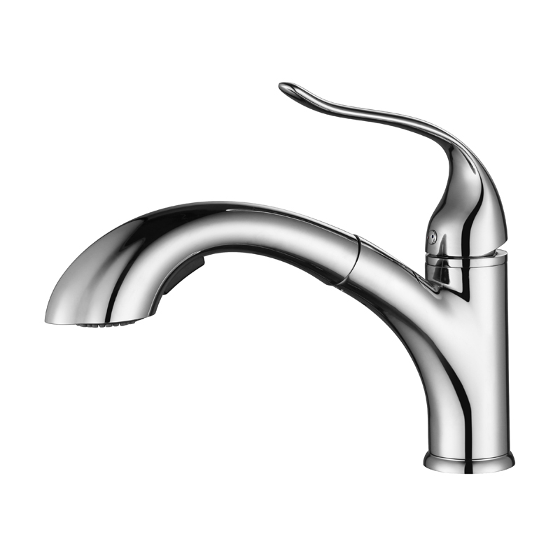 vòi bếp phun kéo chrome_chrome_brass_pull_out_kitchen_faucet_Küchenarmaturen_Keukenkraan_NEUNAS_1536