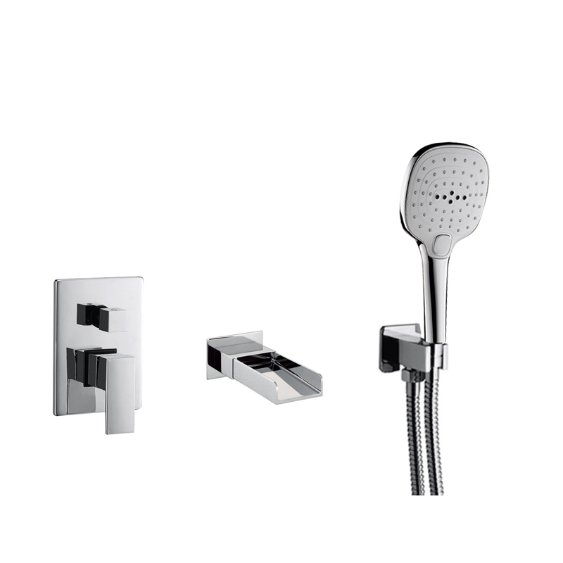 vòi tắm chìm màu đen mờ_Chrome_wall_mount_brass_bathroom_bath_taps_set_Badewannenarmaturen_Badkraan_NEUNAS_11252