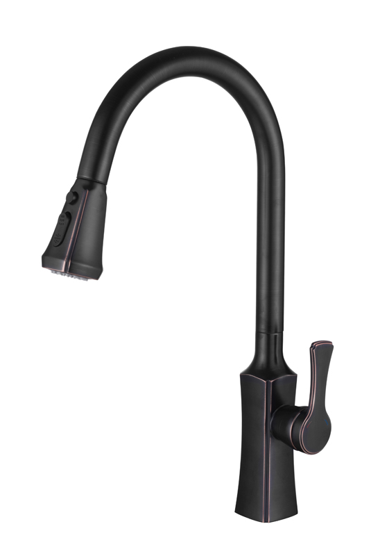 ORB brass kitchen brass_matt black_brass_kitchen_faucet_Küchenarmaturen_Keukenkraan_NEUNAS_923B