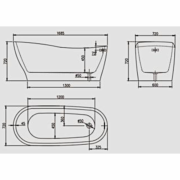 phòng tắm_freestanding_acrylic_bathtub_Freistehende_Badewanne_Acryl_vrijstaand_bad_van_acryl_NEUNAS_AT191-1