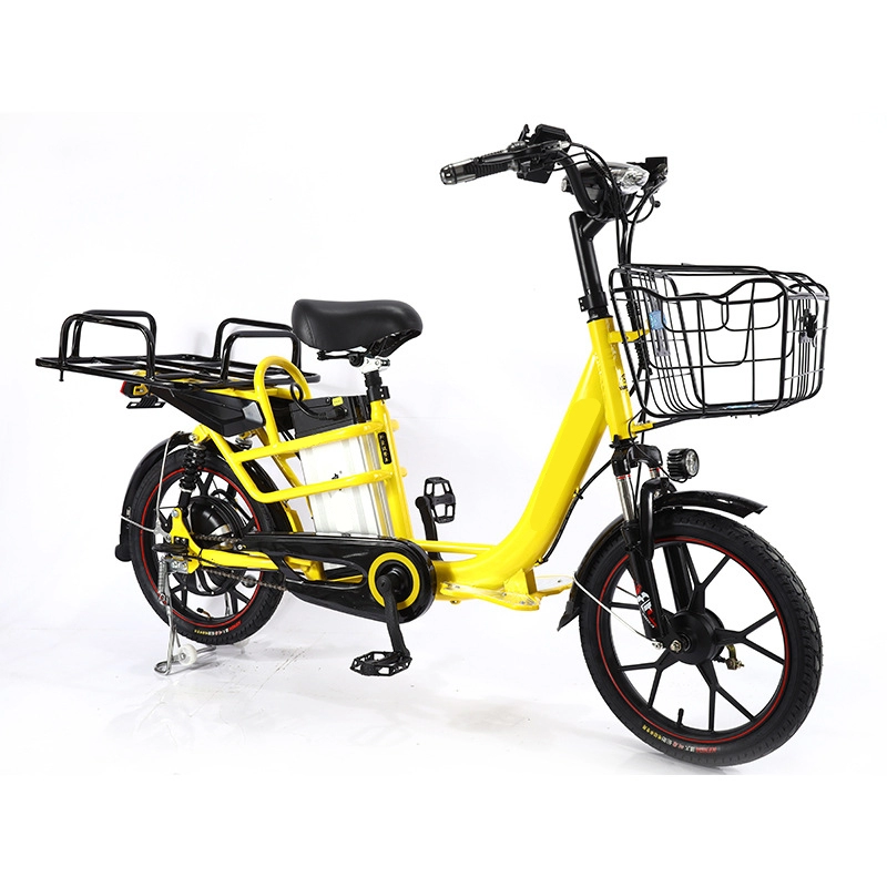 Xe đạp điện 350w E Cycle Giao hàng chở hàng Xe đạp điện cho người lớn