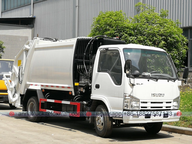 Xe chở rác nén 4cbm ISUZU