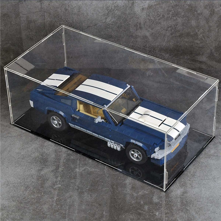 Hộp đồ chơi mô hình xe hơi acrylic chống bụi trưng bày thực tế