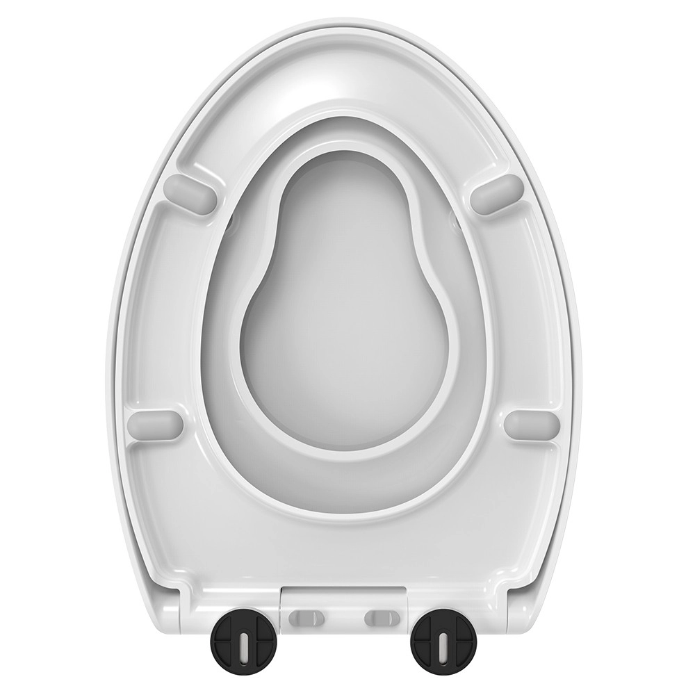 Ghế ngồi hình chữ V tiêu chuẩn Mỹ 19 inch dành cho người lớn và trẻ em ghế nhà vệ sinh dành cho gia đình