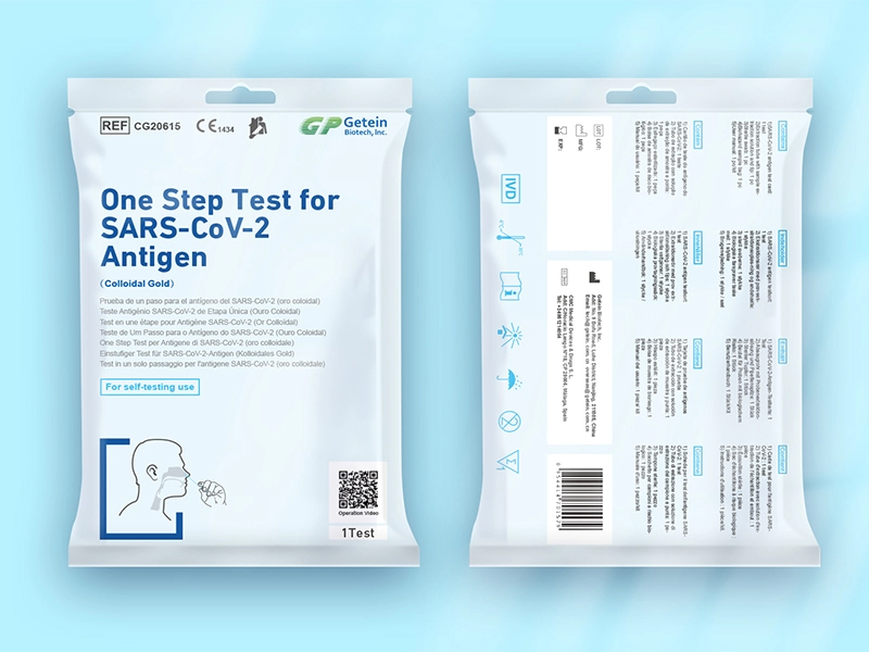 Kiểm tra một bước đối với kháng nguyên SARS-CoV-2 (Vàng keo) (ngoáy mũi)