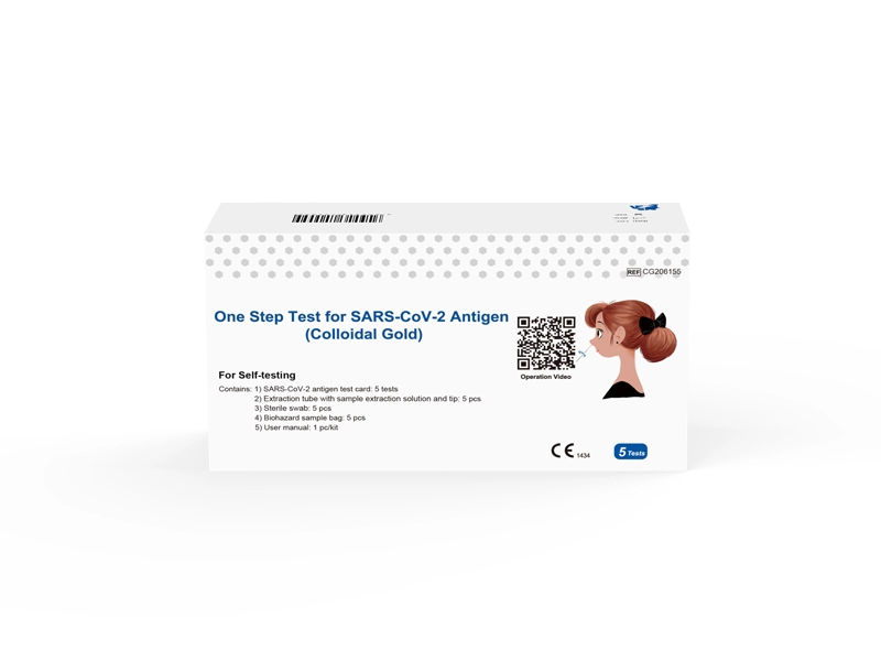 Kiểm tra một bước đối với kháng nguyên SARS-CoV-2 (Vàng keo) (ngoáy mũi)